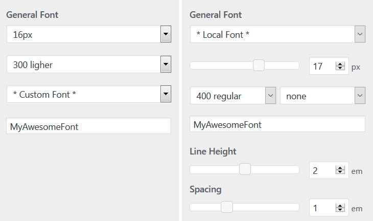 Custom Font